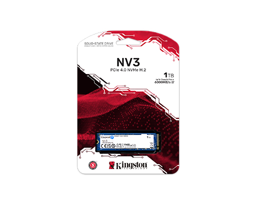 Kingston NV3 PCIe 4.0 NVMe M.2 SSD 1TB